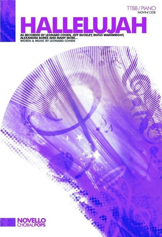 Hallelujah Ttbb/Piano