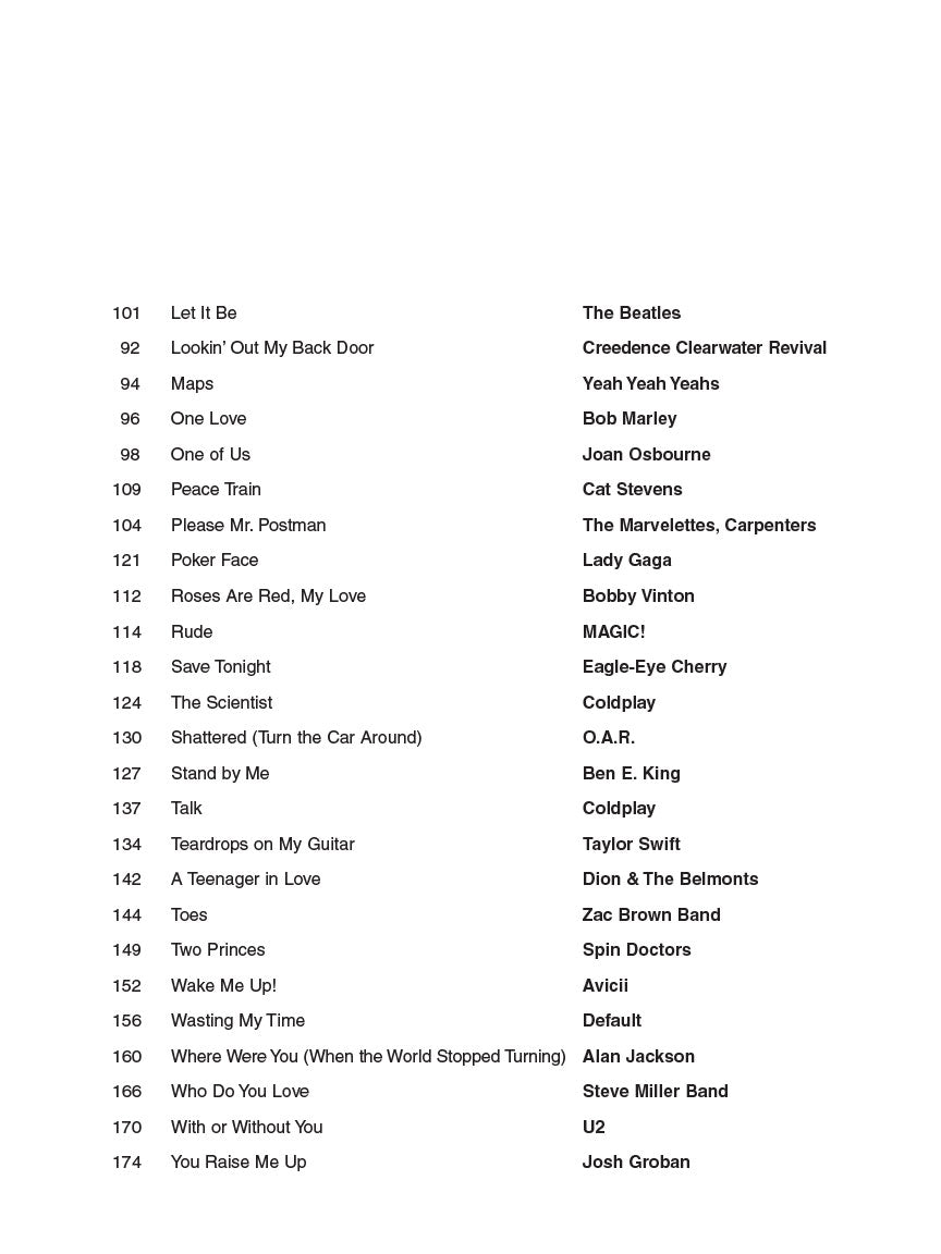The Ukulele 4 Chord Songbook (50 Songs)