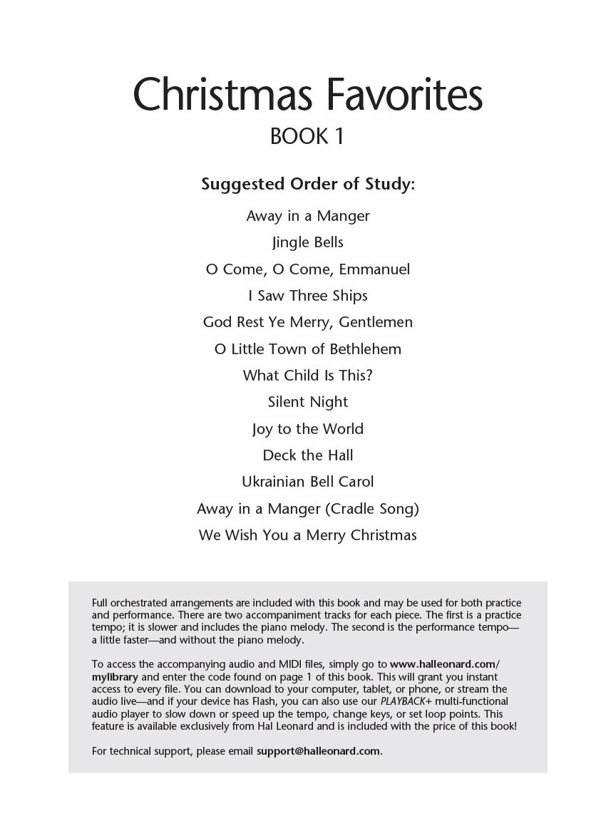 Hal Leonard Student Piano Library - Adult Piano Christmas Favorites 1 Book/Ola