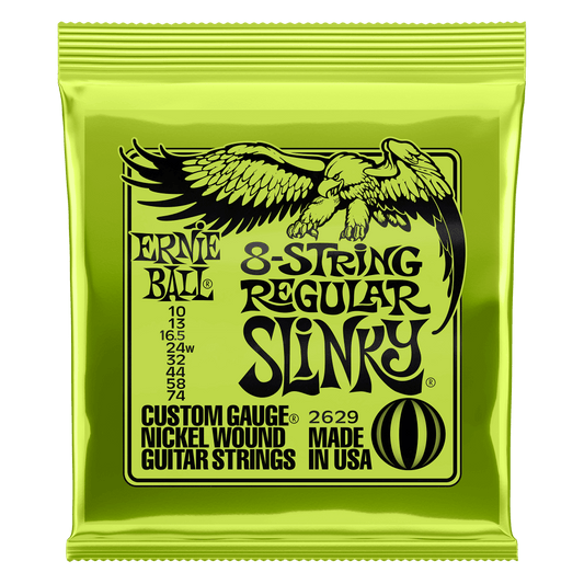 Ernie Ball Slinky Nickel Wound Electric Guitar 8-String Set - 10-74