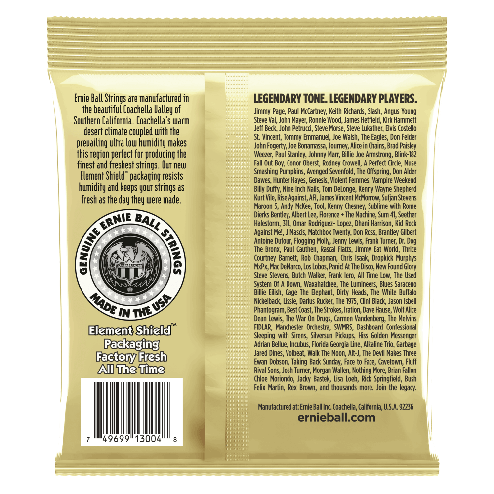 Ernie Ball Earthwood Light 80/20 Bronze Acoustic Guitar Strings - 11-52 - 3-Pack