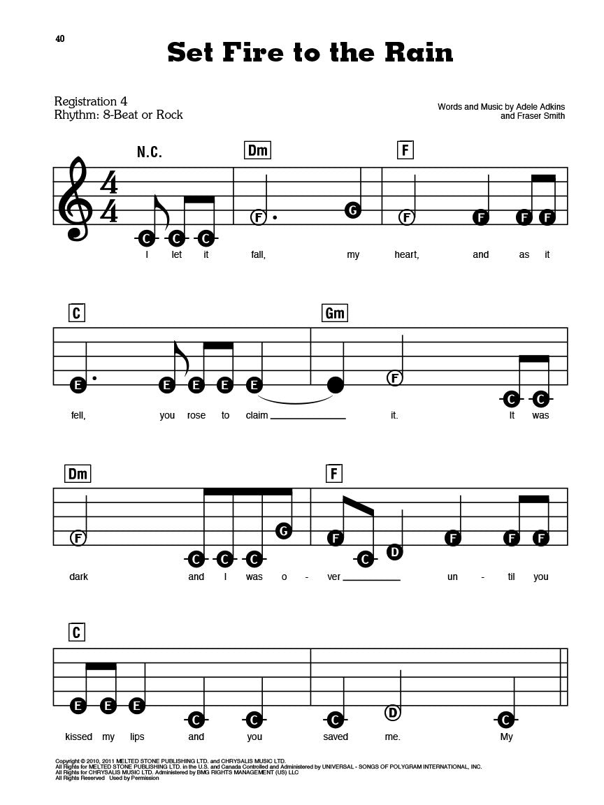 Adele 精选集 - Ez Play 钢琴曲集第 038 卷