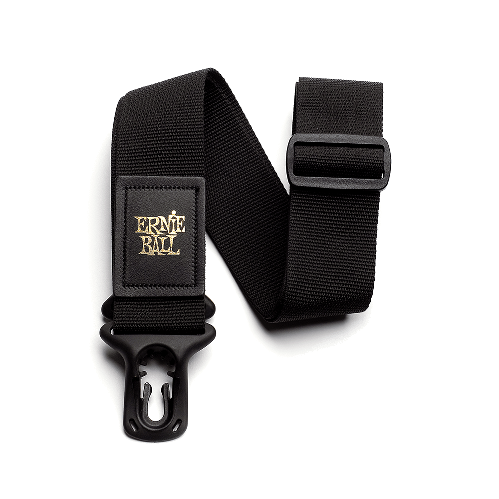 Ernie Ball Polylock Guitar/Bass Strap - Black