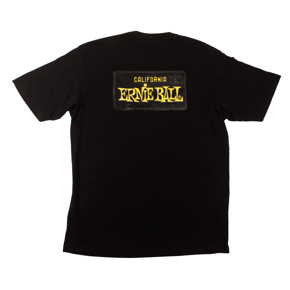 Ernie Ball CA License Plate T-Shirt 2X