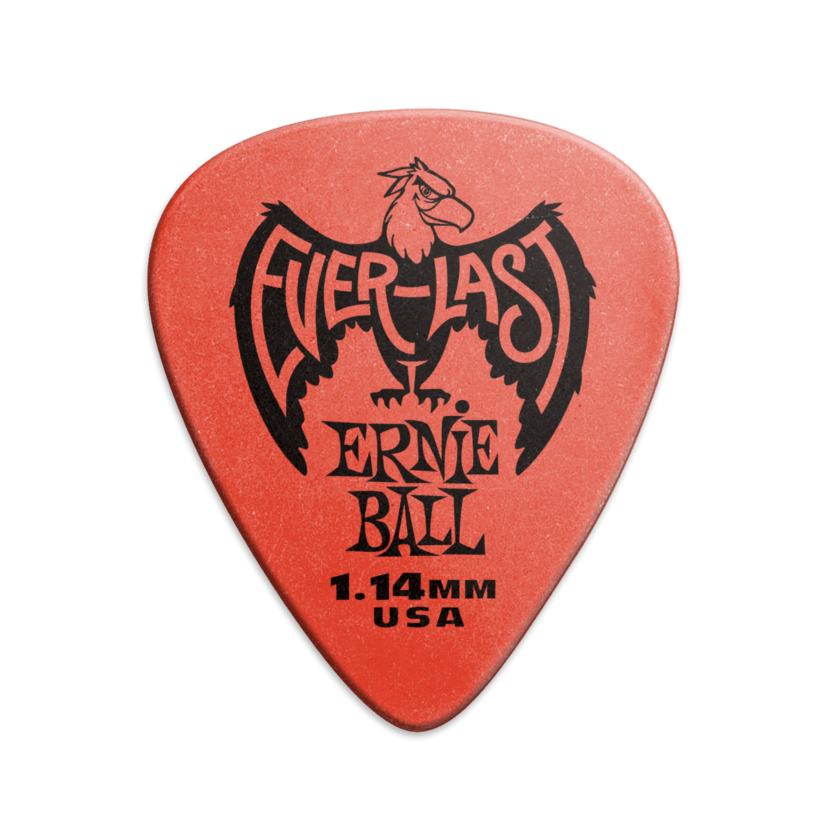 Ernie Ball 1.14mm Everlast Picks - Red - 12-Pack