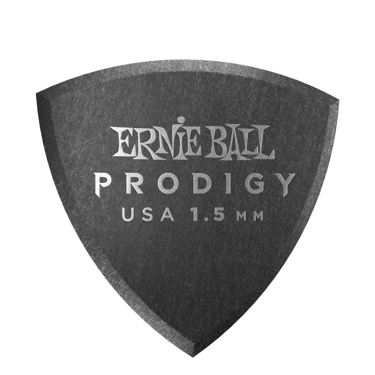 Ernie Ball 1.5 mm Shield Prodigy Picks - Black - 6-Pack
