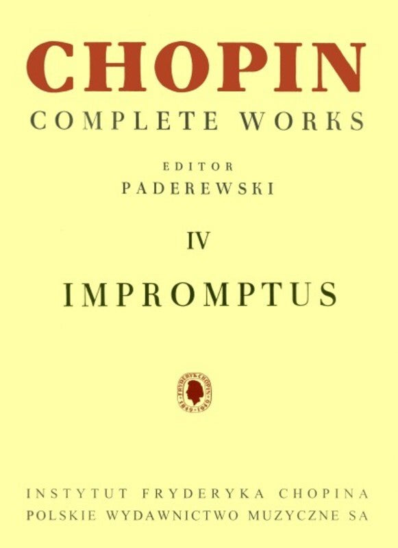 Chopin - Impromptus Ed Paderewski Cw Iv