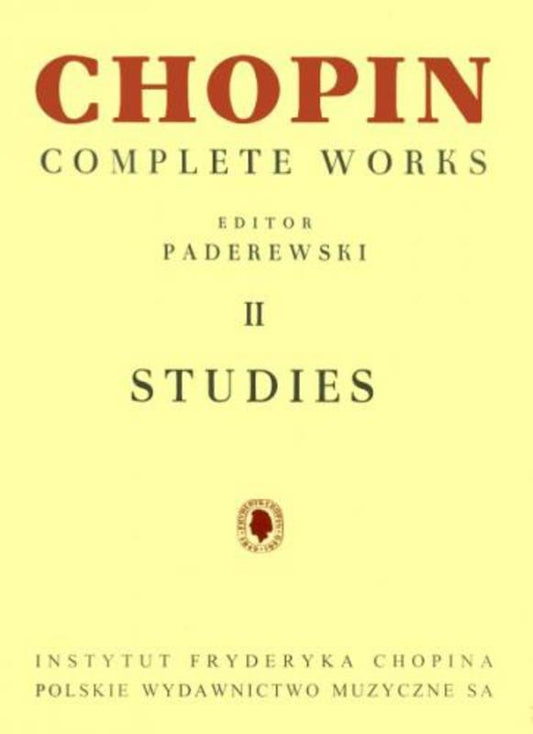 Chopin - Etudes Ed Paderewski Cw Ii