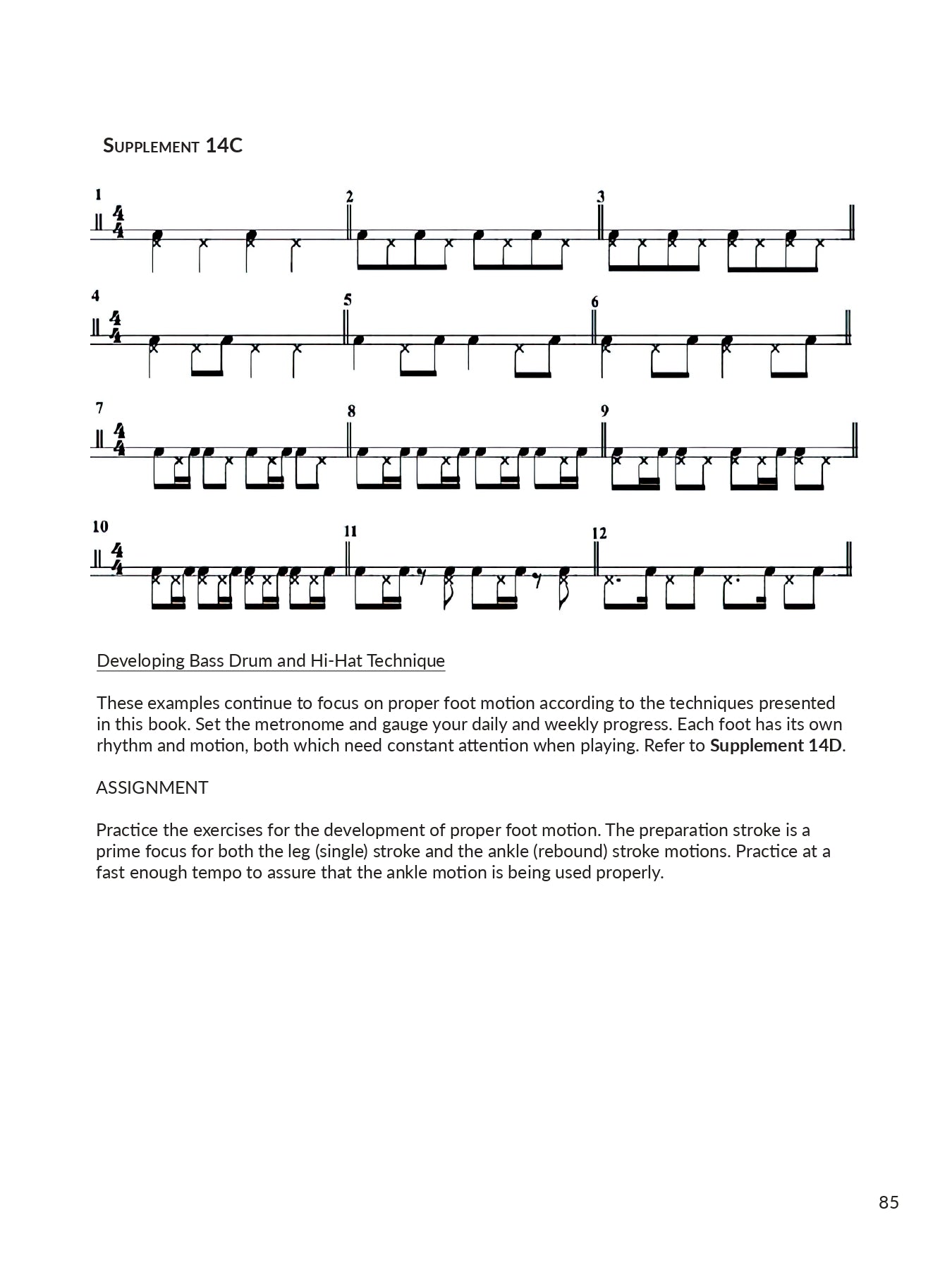 Drums - Playing Techniques Book 1