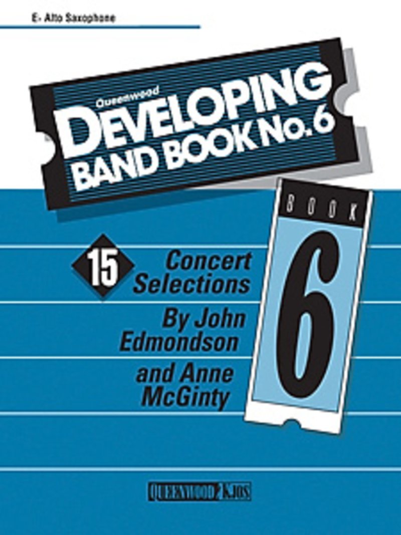 Developing Band Book No 6 Alto Saxophone