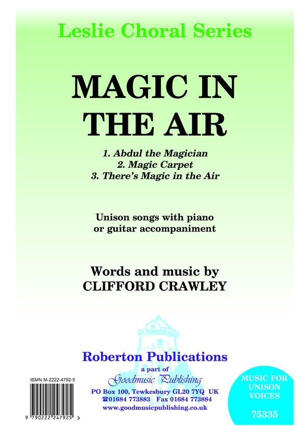 Magic In The Air Unison/Piano Or Guitar