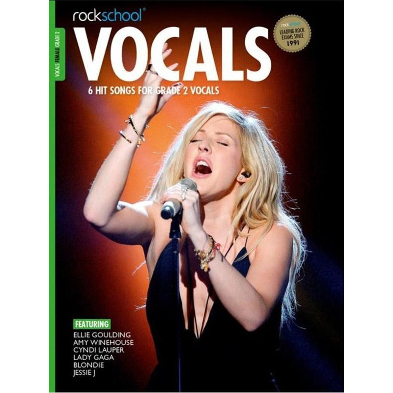 ROCKSCHOOL VOCALS GRADE 2 FEMALE BK/OLA - Music2u