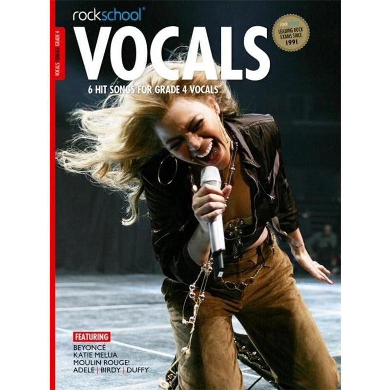 ROCKSCHOOL VOCALS GRADE 4 FEMALE BK/OLA - Music2u