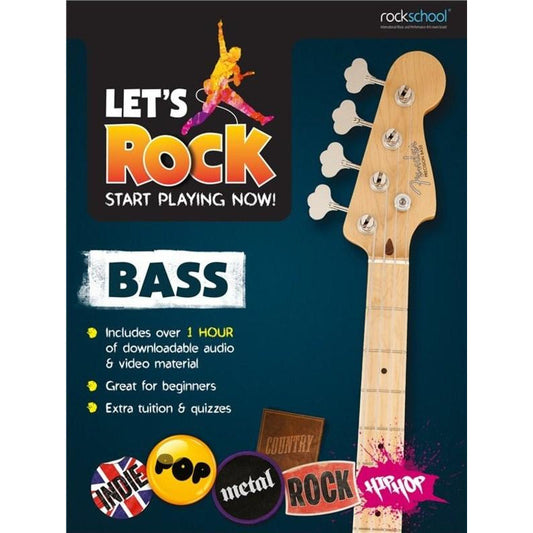 ROCKSCHOOL LETS ROCK START PLAYING NOW BASS - Music2u