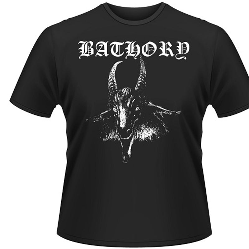 Bathory Goat Front & Back Print Unisex Size X-Large Tshirt