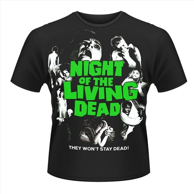 Night Of The Living Dead Unisex Size Medium Tshirt