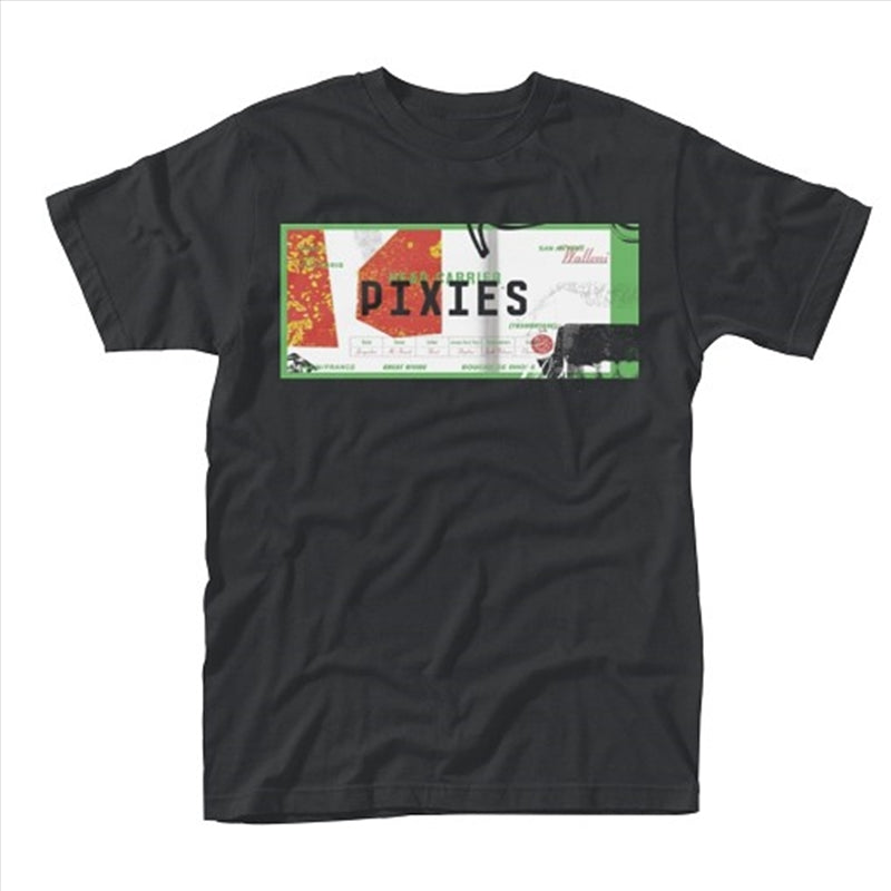 Pixies Head Carrier Black Unisex Size X-Large Tshirt