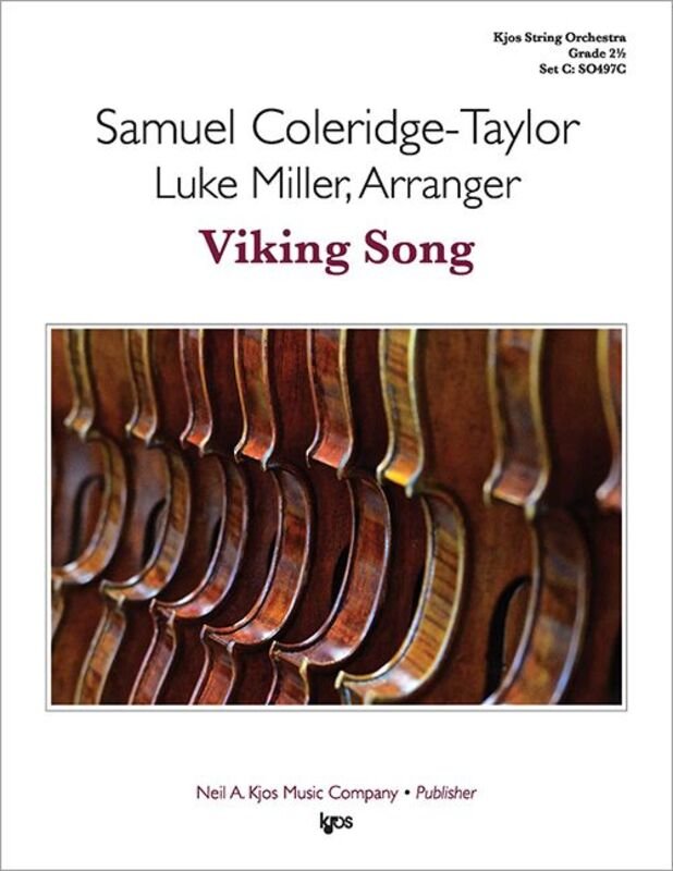 Viking Song For String Orchestra So2.5 Sc/Pts - Neil A. Kjos Music Company