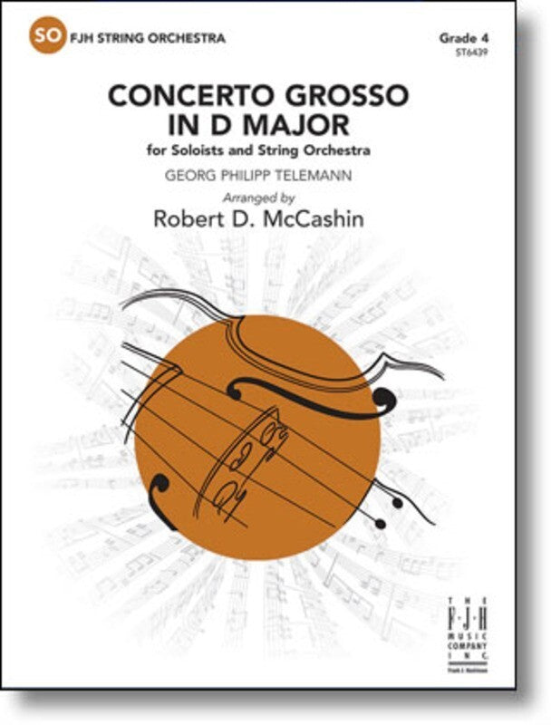 Concerto Grosso In D Major Soloists/So4 Sc/Pts