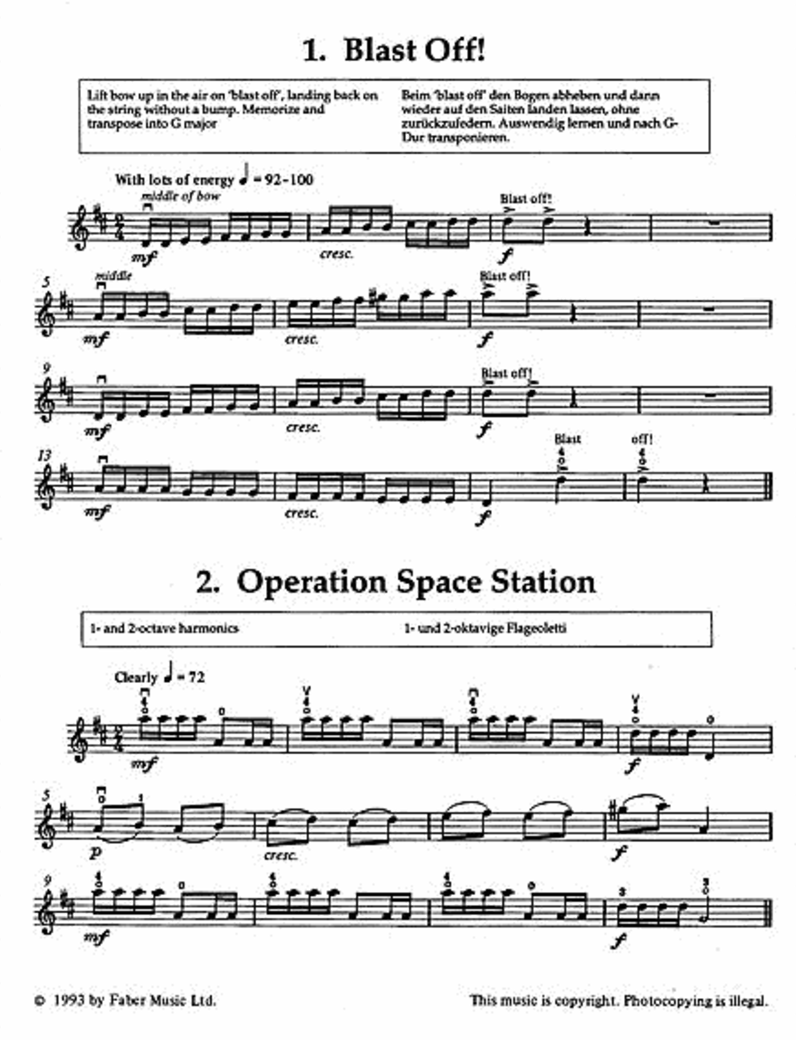 Superstudies For Solo Violin - Book 1