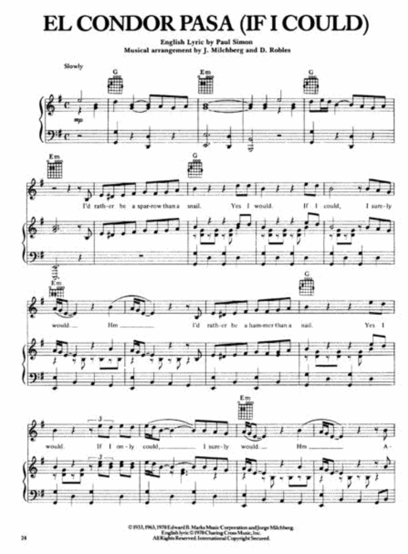 The Simon & Garfunkel Collection Piano/Vocal/Guitar Songbook