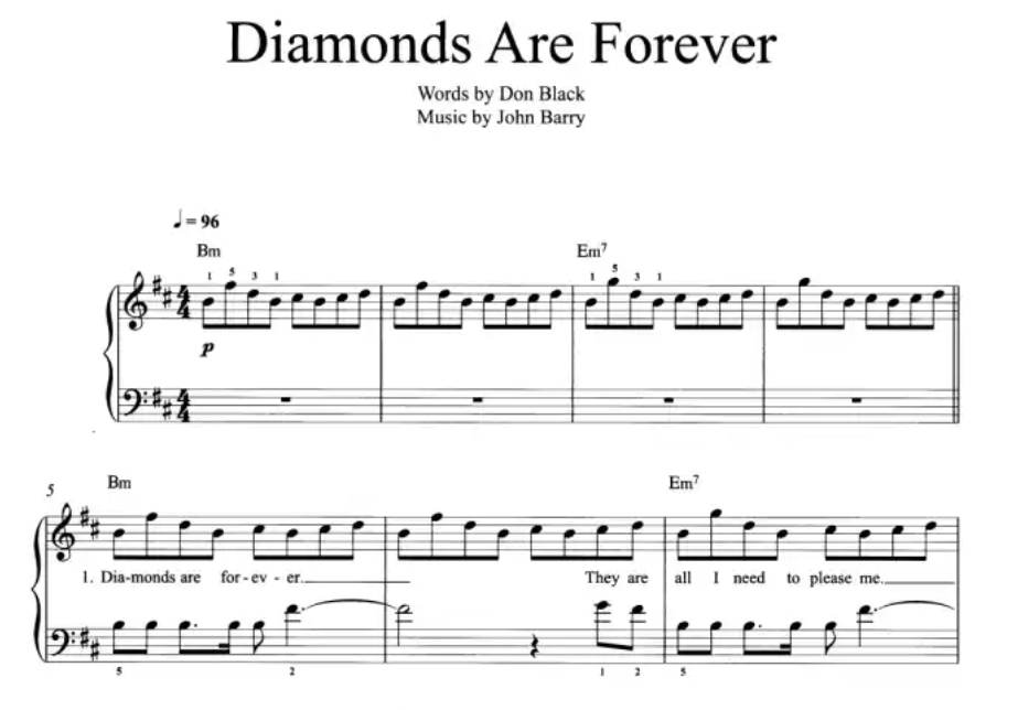 Its Easy To Play James Bond - Piano Book
