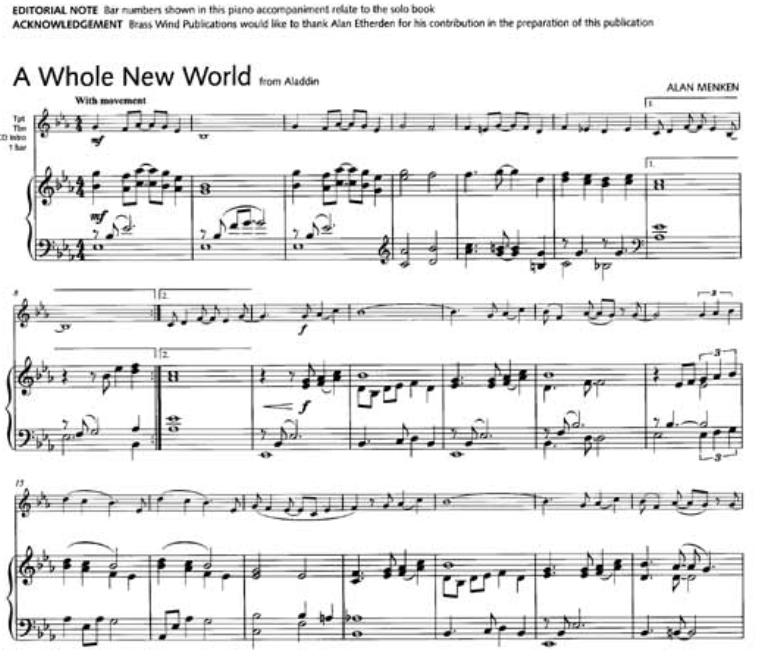 Great Winners for Trumpet/Trombone/Euphonium Piano Accompaniment Book