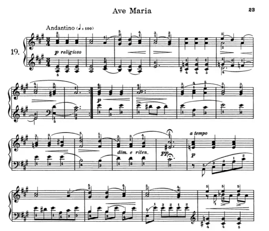 Burgmuller - 25 Studies Opus 100 For Piano Book