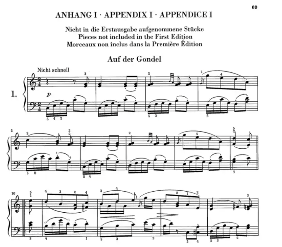 Schumann - Album For The Young Op 68 Piano Book (Urtext Edition)