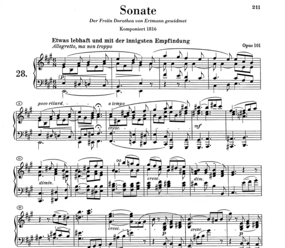 Beethoven - Sonatas Volume 2 Piano Urtext Edition Book (Without Fingering)