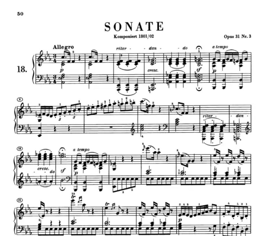 Ludwig Van Beethoven - Sonatas Volume 2 Piano Urtext Edition Book (With Fingering)