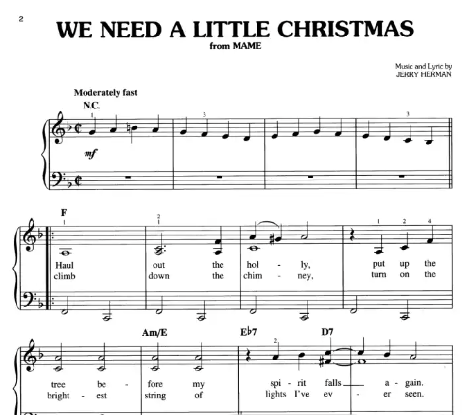 Glee The Music Christmas Album - Easy Piano Book