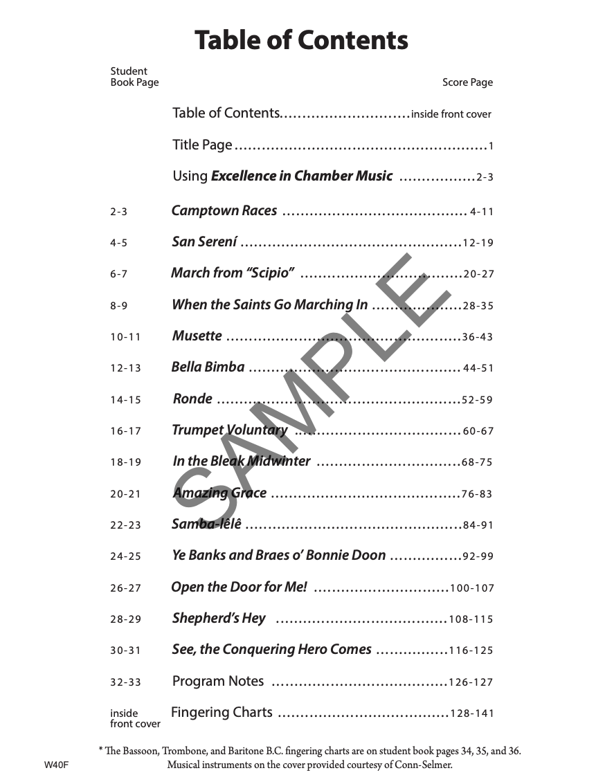 Excellence In Chamber Music Book 1 - Tuba