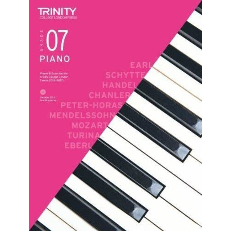 Piano Pieces & Exercises Grade 7 2018-2020 Book/Cd Trinity