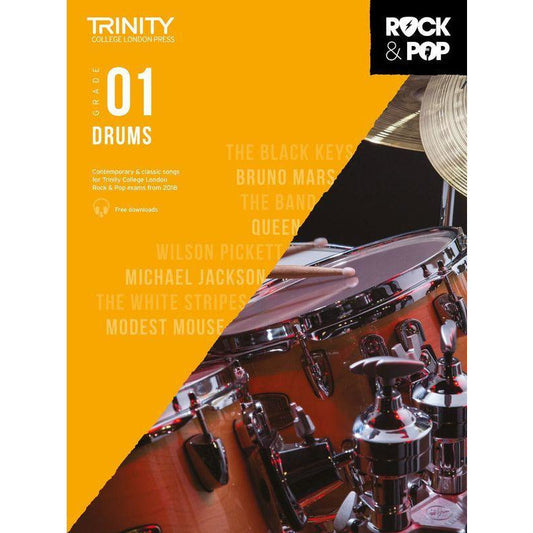 TRINITY ROCK & POP DRUMS GR 1 2018 - Music2u