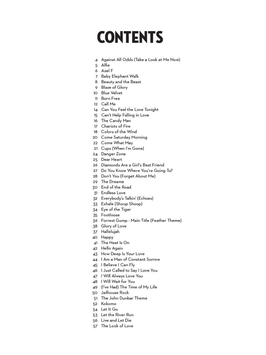 101 Movie Hits For Tenor Saxophone Book