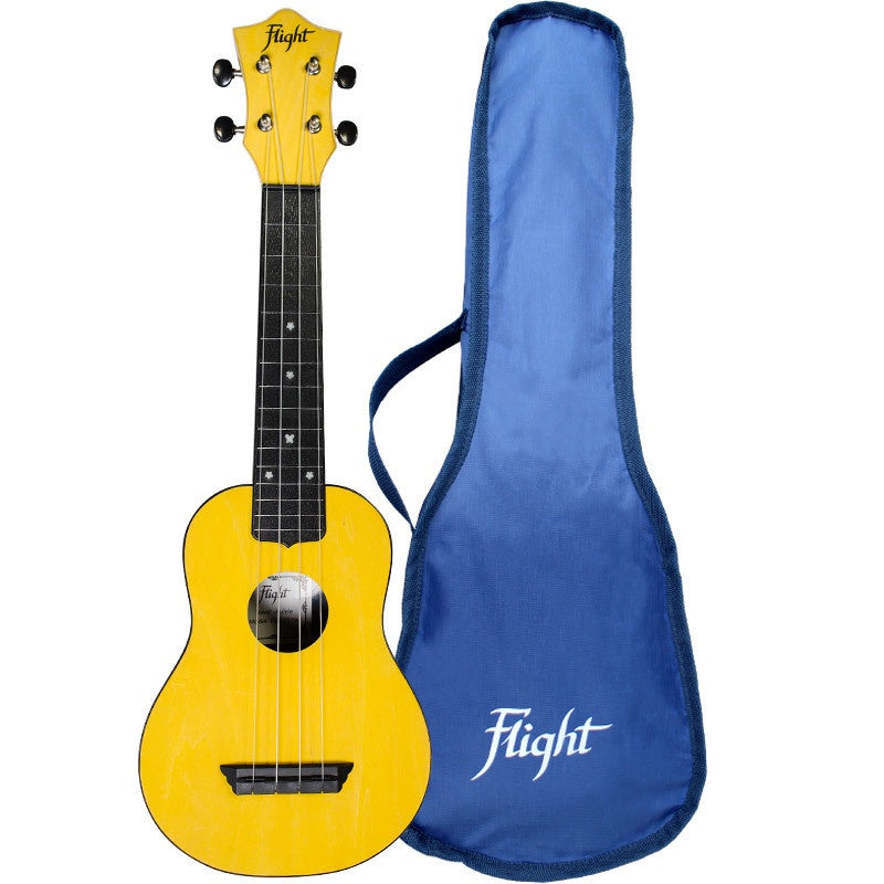 FLIGHT TUS35 ABS TRAVEL SOPRANO UKULELE YELLOW