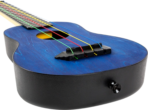 Flight Tusl-Kidz Acacia Concert Scale Soprano Travel Ukulele - Dark Blue