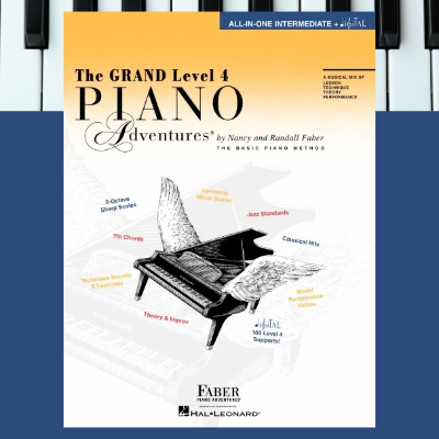 Piano Adventures: The Grand Level 4 All in One Book (New Release)