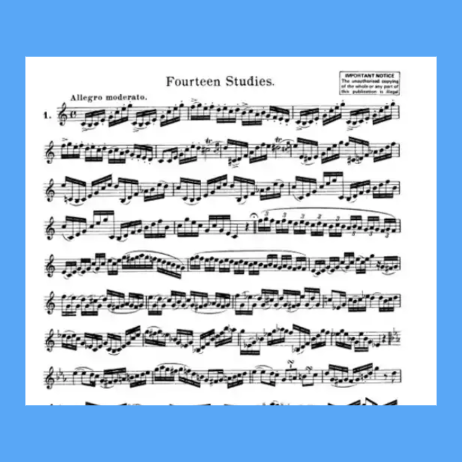 Jean-Baptiste Arban - Fourteen Studies For Trumpet (Cornet) Book