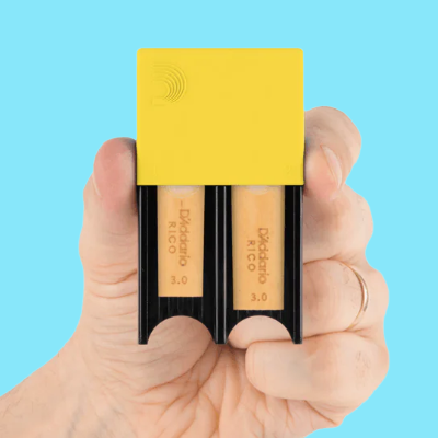 D'Addario Woodwind Reed Guard (Yellow)- Clarinet and Alto/Soprano Saxophone
