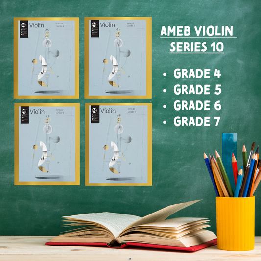 AMEB - Violin Series 10 Teacher Pack C (Grade 4-7) x 4 Books
