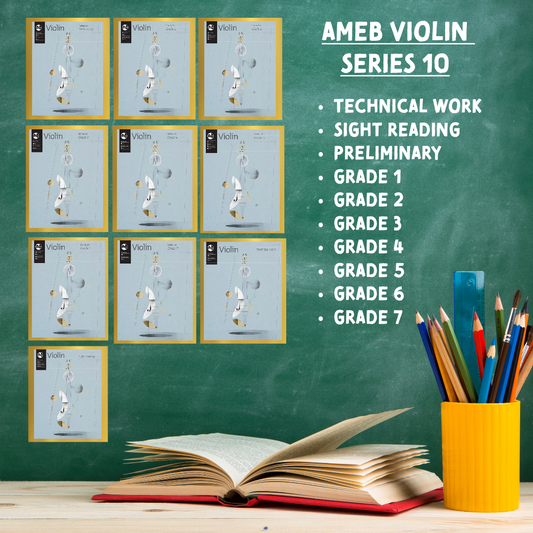 AMEB - Violin Series 10 Teacher Pack F (Prelim to Grade 7 + Technical & Sight Reading) x 10 Books