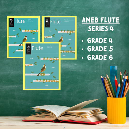 AMEB Flute Series 4 - Teacher's Pack B (Grade 4-6) 3 x Books