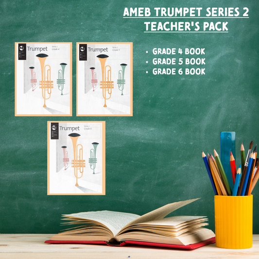 AMEB Trumpet Series 2 - Teacher's Pack C (Grade 4- Grade 6) - 3 Books