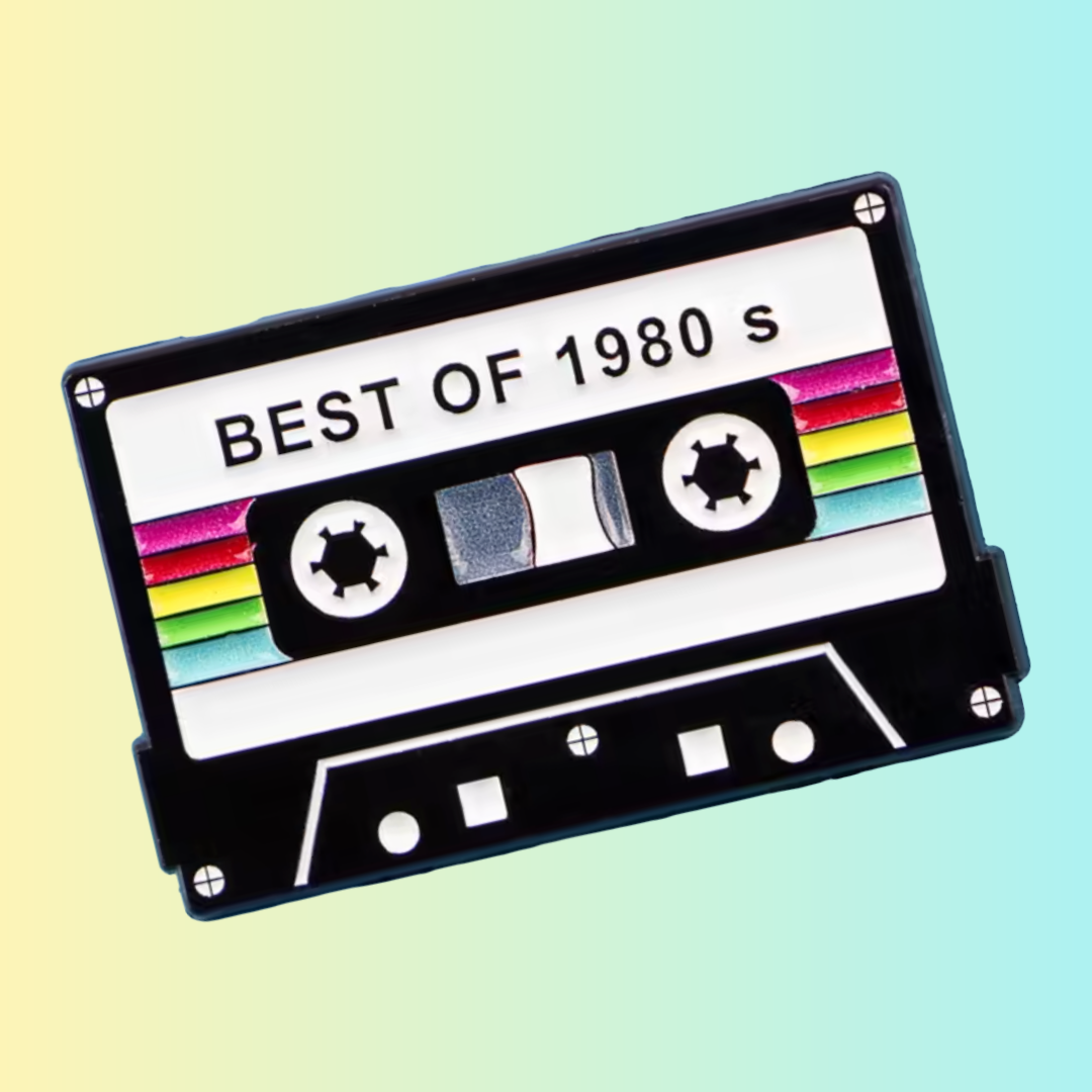 Best of the 1980s Enamel Pin (3.0cmx 2.0cm)