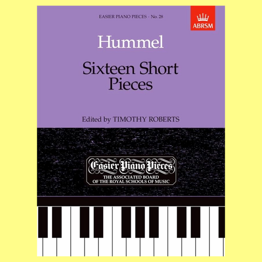Johann Nepomuk Hummel - Sixteen Short Pieces Piano Book