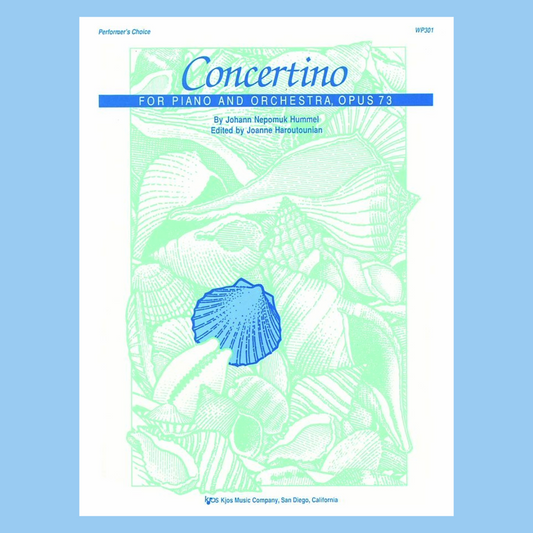 Johann Nepomuk Hummel - Concertino For Piano And Orchestra, Op. 73 Book