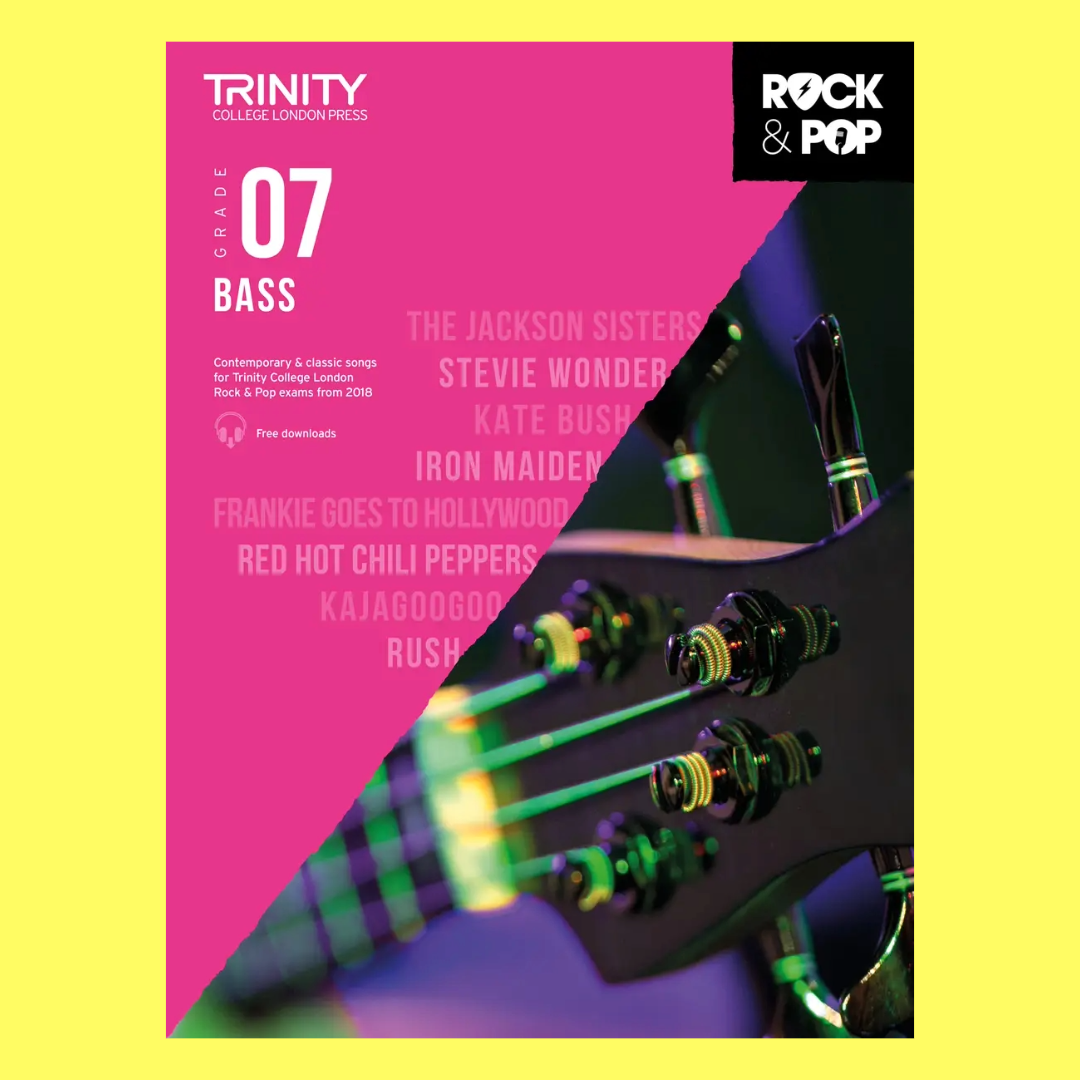 Trinity Rock & Pop Bass - Grade 7 Book (2018)