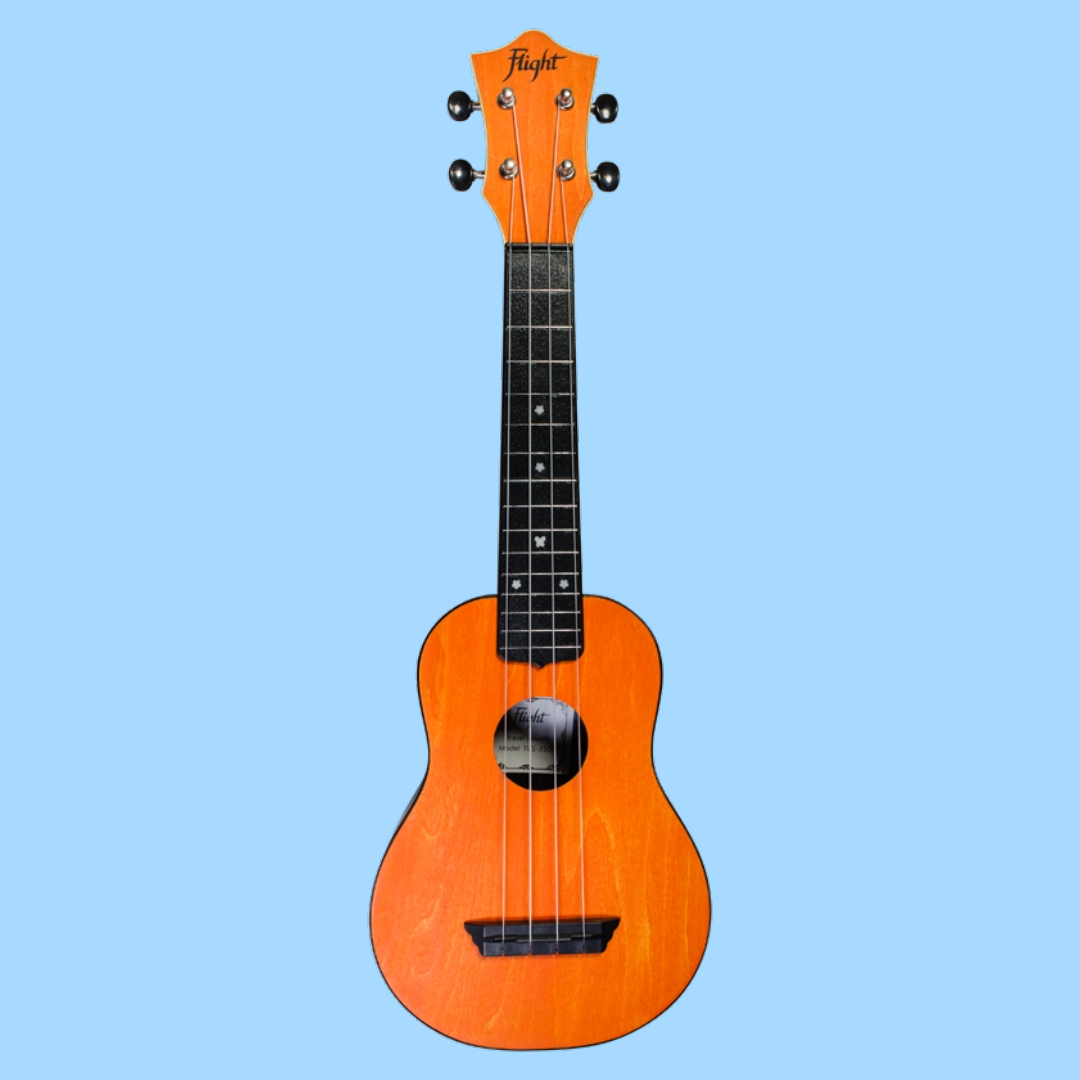 Flight TUS35 ABS Travel Soprano Orange Ukulele with Gig Bag